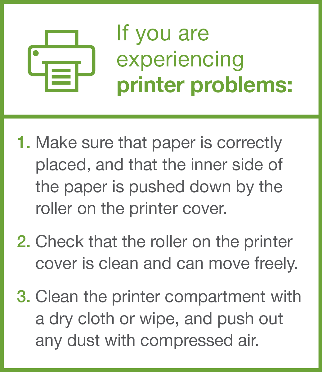 If you are experiencing printer problems