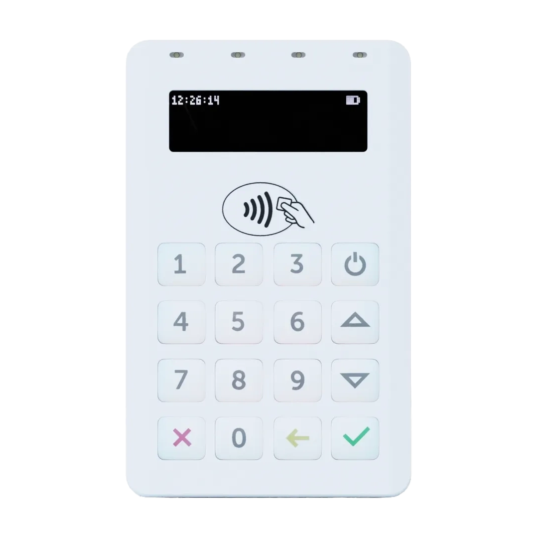 Elavon mobile front view of terminal